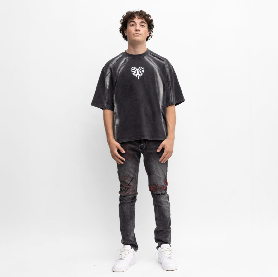 Heartless Disstressed Tee